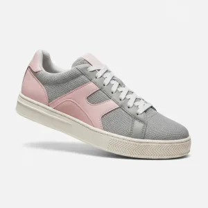 Women's Tennis Shoes - Grey & Pink