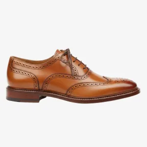 Brogue Dress Shoes - Tan Leather