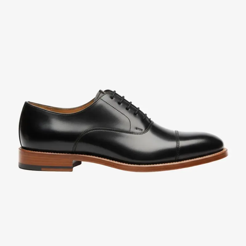 Classic Oxford Dress Shoes - Black Leather