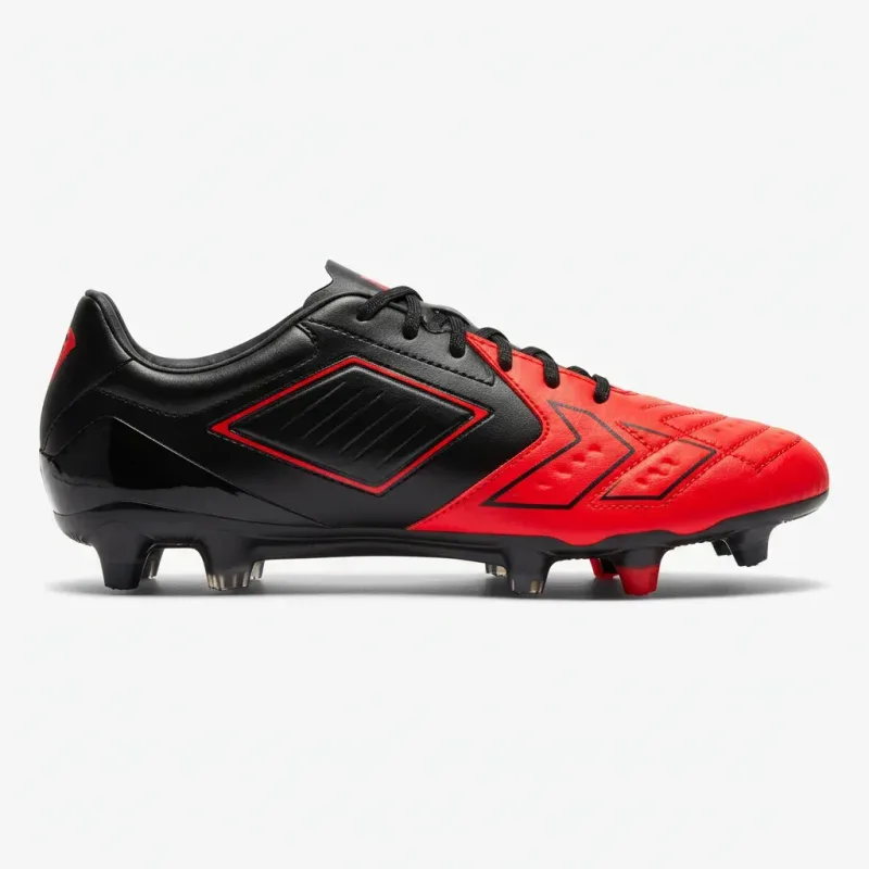 Professional Football Cleats - Red & Black