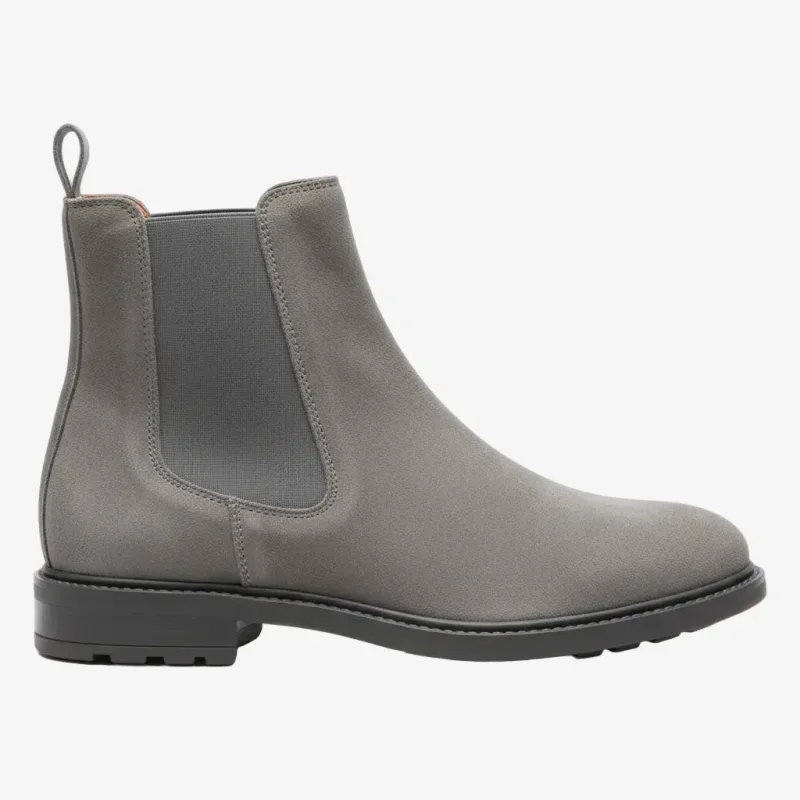 Modern Chelsea Boots - Grey Suede
