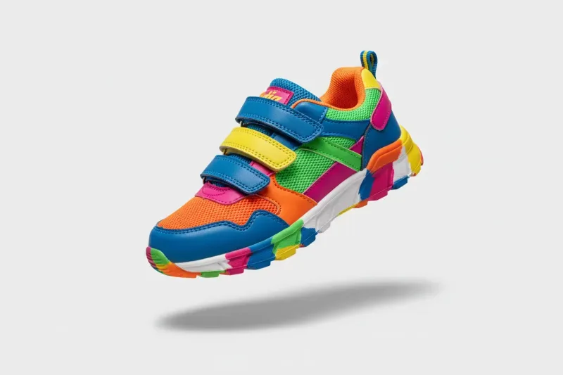 Kids' Active Sneakers - Bright Colors